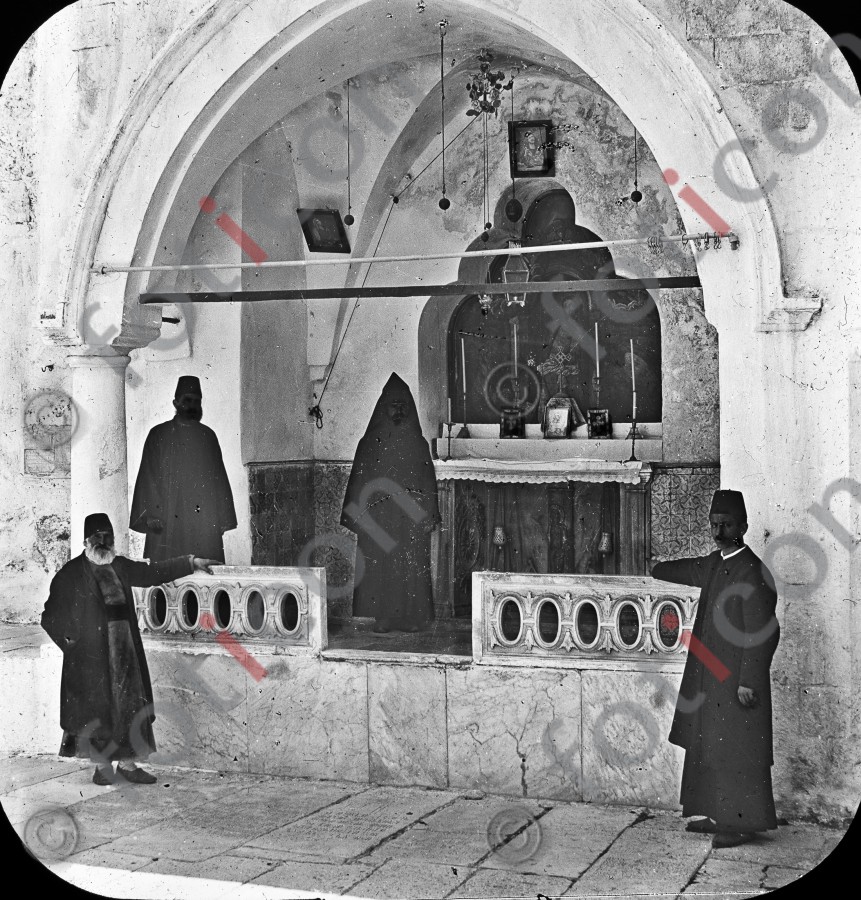 Gebetsnische | Prayer niche  - Foto foticon-simon-heiligesland-54-015-sw.jpg | foticon.de - Bilddatenbank für Motive aus Geschichte und Kultur